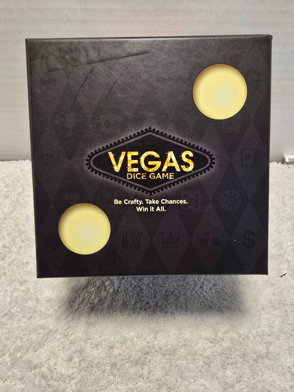 Ravensburger Vegas Dice Game 2017 Strategy Board, Dice Cards